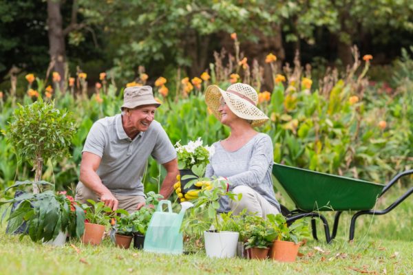 Portable Oxygen in garden